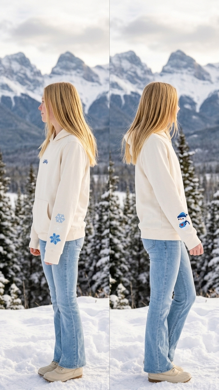 hoodie snow