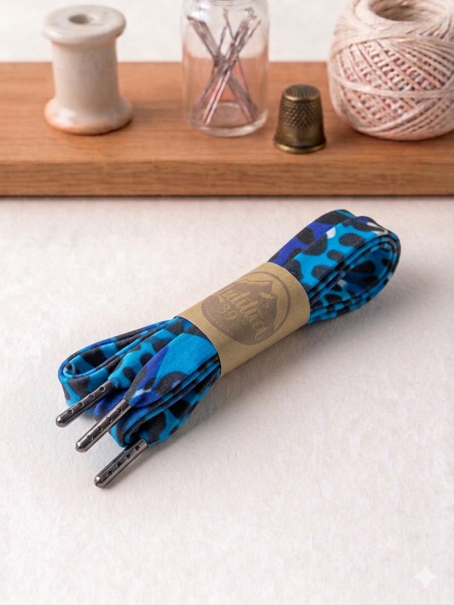 lazo print azul